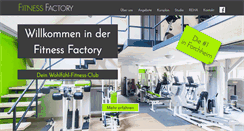 Desktop Screenshot of fitness-factory-forchheim.de