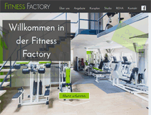 Tablet Screenshot of fitness-factory-forchheim.de